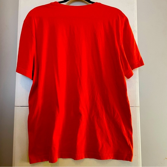 Life is good orange L tee shirt with white and blue accents “just add water” - Picture 2 of 5